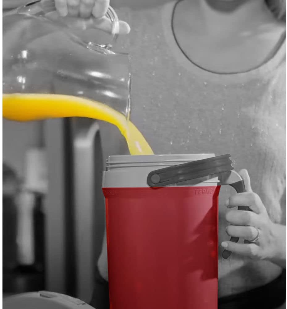 Termolar Large Flip Tops - Motivational 0.6 Gallon Water Bottle with 2 Handles, Wide Opening & Ergonomic Straw – Maximum Thermal Conservation.