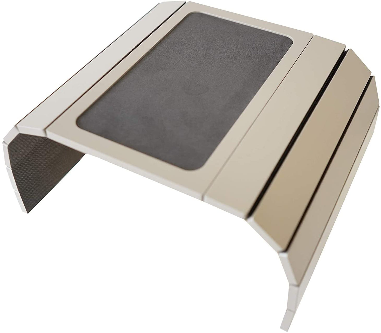 Sofa Couch Arm Tray Table with EVA Base. Weighted Sides. Fits Over Square Chair arms