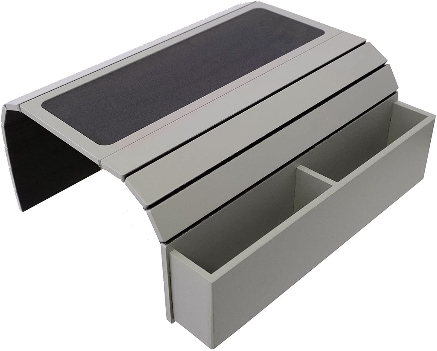 Sofa Tray Table with EVA Base. Remote Control and Cellphone Organizer with Pockets