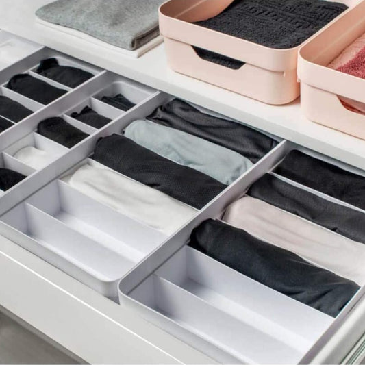 Wardrove Closet Organizers and Storage. Desk, Dresser and Closet Organization. Ideal for Underwear, Clothing, Makeup and More. Set of 2