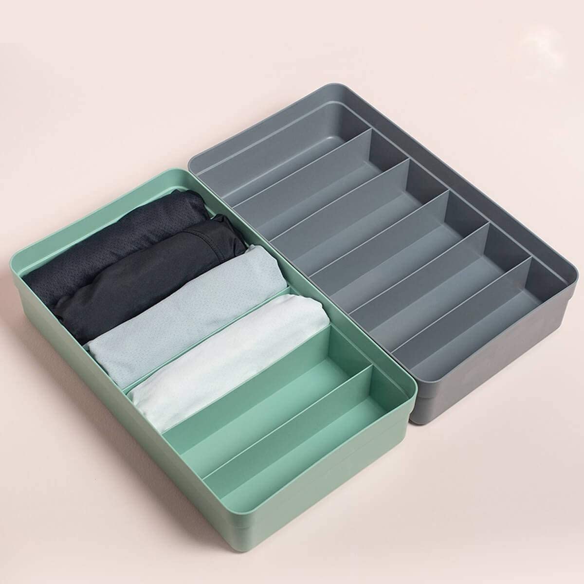 Wardrove Closet Organizers and Storage. Desk, Dresser and Closet Organization. Ideal for Underwear, Clothing, Makeup and More. Set of 2