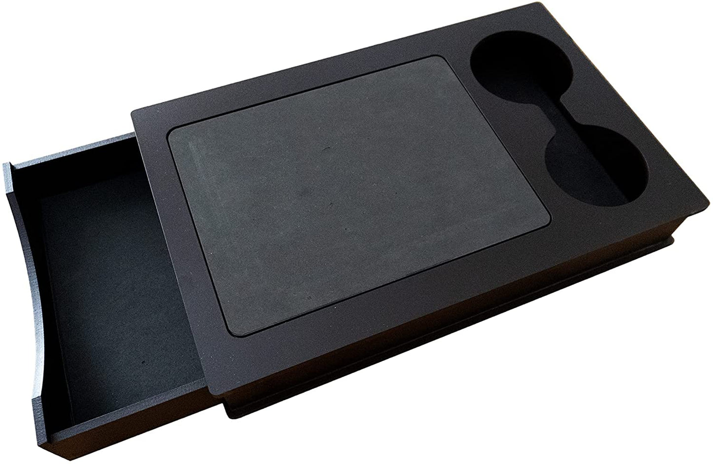 Sofa Arm Table, Arm Rest Table Holder for Sofa, Sofa and Bed Drink Caddy with Drawer