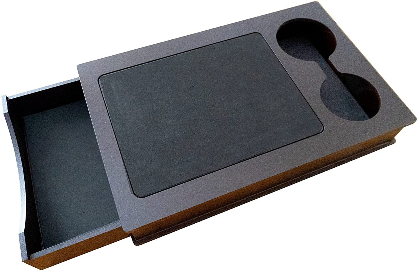 Sofa Arm Table, Arm Rest Table Holder for Sofa, Sofa and Bed Drink Caddy with Drawer