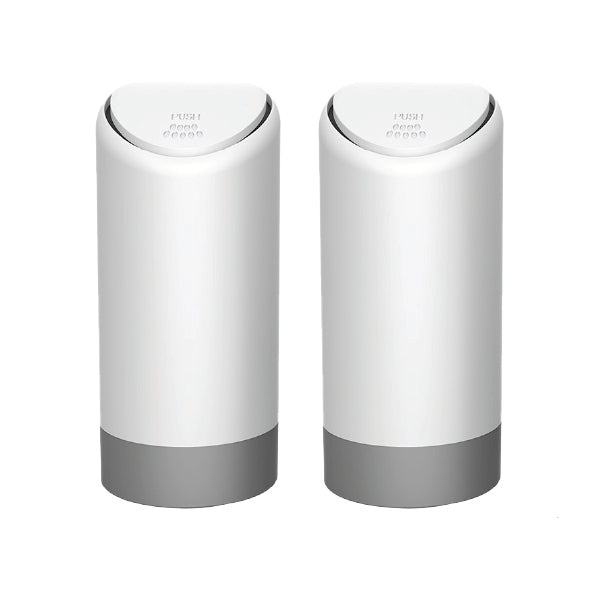Mini Car Trash Cans with Lid. Leakproof Vehicle Auto Trash Bin