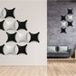 Decorative 3D Wall Covering Panels. 6 Pieces. Peel & Stick. Metallic Finish. DIY.