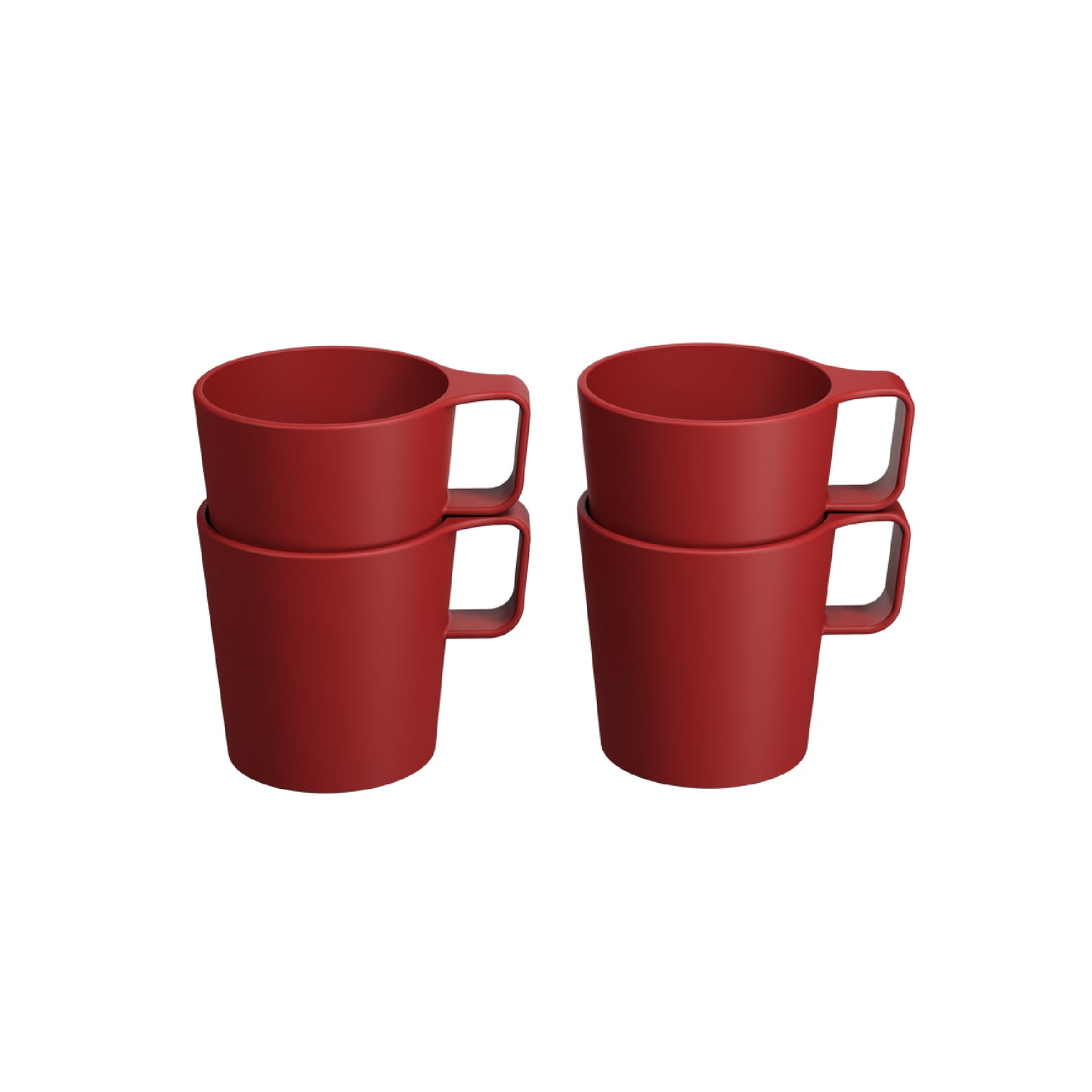COZA Casual Plastic Mug Sets, 4 pcs