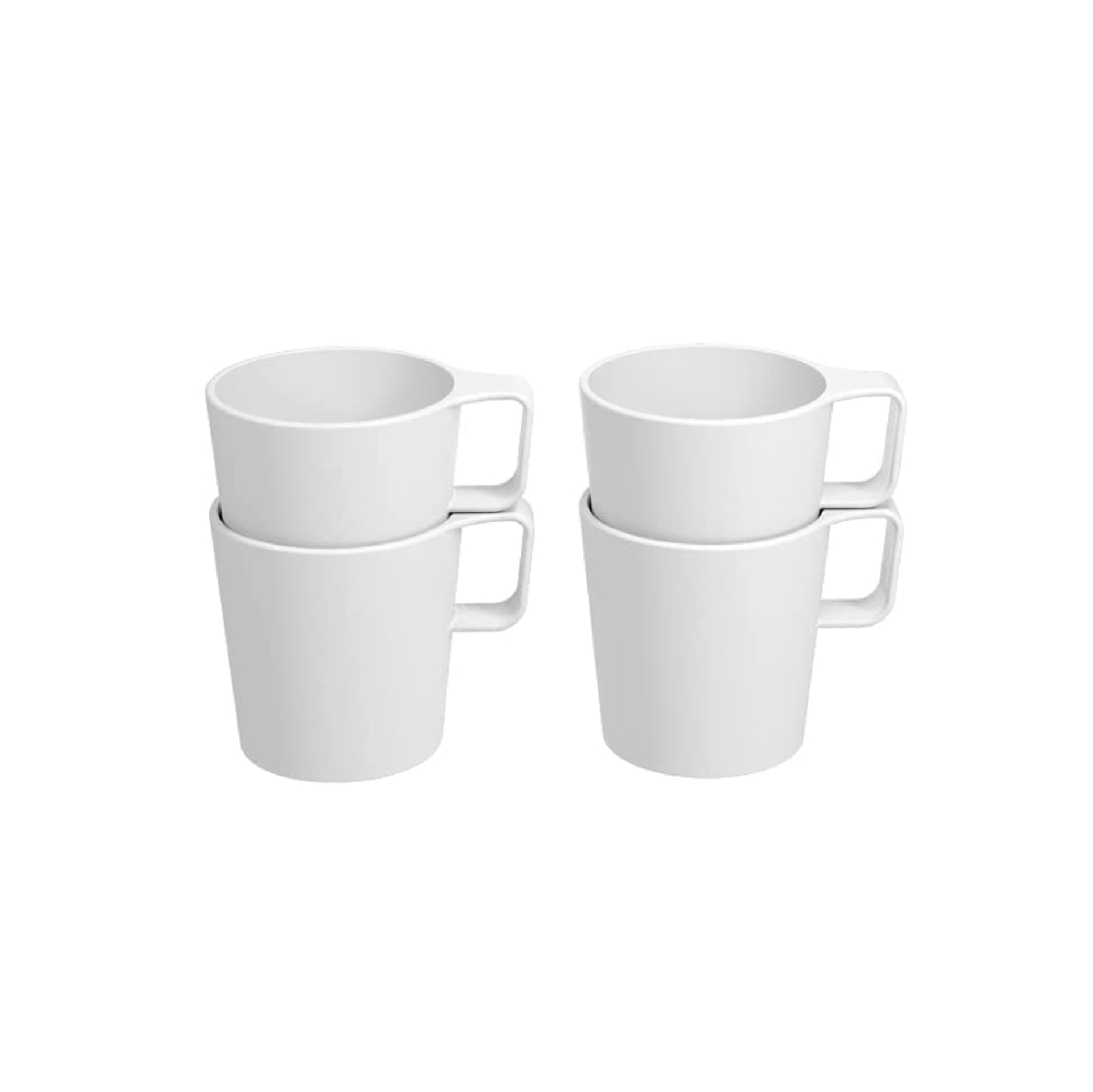COZA Casual Plastic Mug Sets, 4 pcs