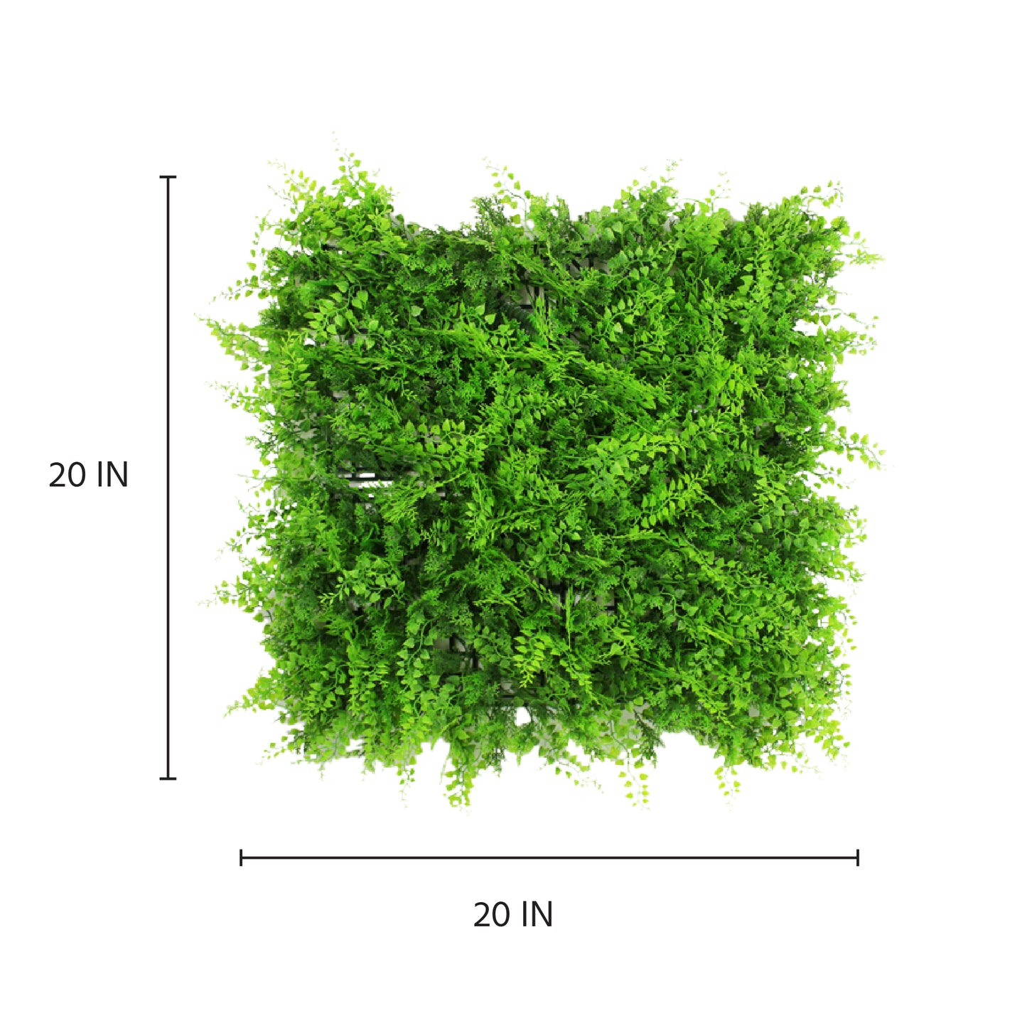 Artificial Flower Wall Fence Top Mediterranean Fern & Faux Ivy Vine Leaf Grass Decoration for Outdoor and Indoor