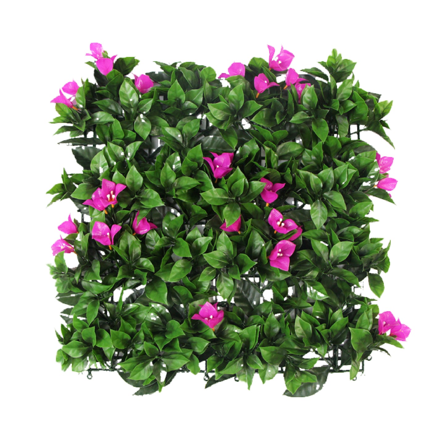 Artificial Flower Wall Fence Top Mediterranean Fern & Faux Ivy Vine Leaf Grass Decoration for Outdoor and Indoor