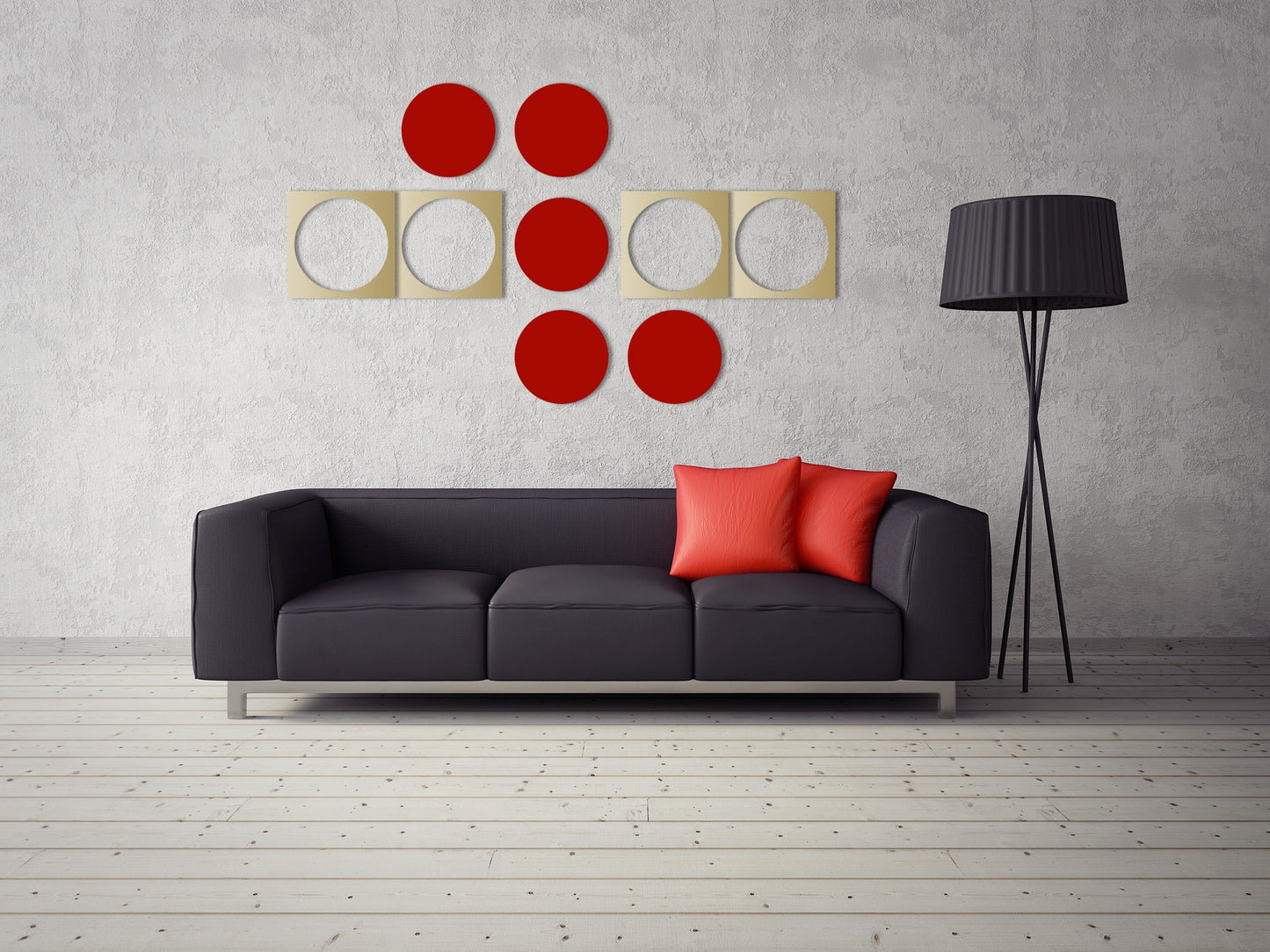 Meistar Global Decorative 3D Wall Covering. 8 Pieces