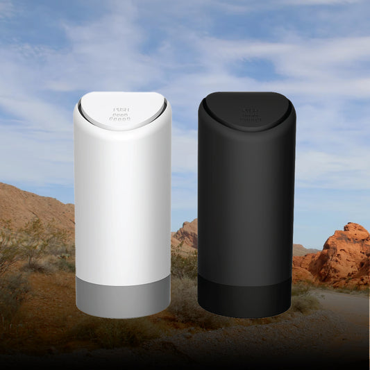 Mini Car Trash Cans with Lid. Leakproof Vehicle Auto Trash Bin