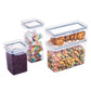 Air Tight Sealable Hermetic Plastic Containers for Food and Cereal Storage
