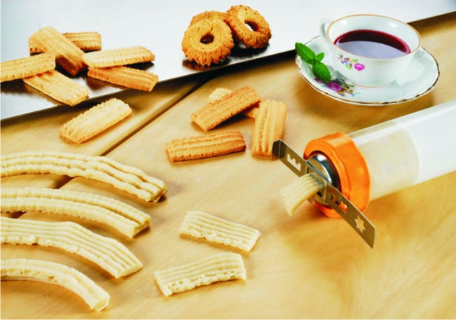 Cakes and Cookies Maker and Decorating Supplies Kit. Donuts and Churrera Churro Maker Machine. With 3 Free Recipes