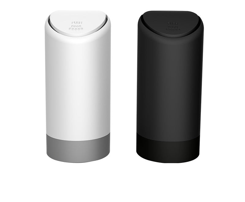 Mini Car Trash Cans with Lid. Leakproof Vehicle Auto Trash Bin