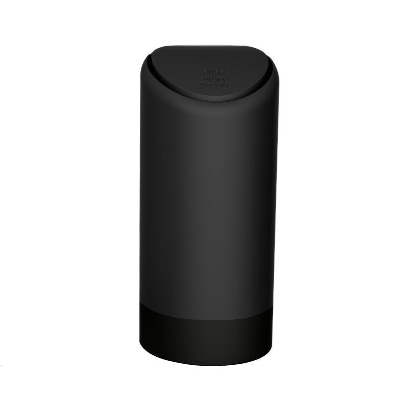 Mini Car Trash Cans with Lid. Leakproof Vehicle Auto Trash Bin