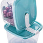 Plastic Food Storage Containers w/attached Lids. Multi sizes Containers