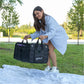 meistar Multi Compartments Collapsible Portable Car Trunk Organizer and Storage for Auto, SUV Truck, Minivan with a Cooler Bag.