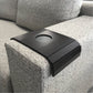Sofa Couch Tray Table with Cup Holder. Fits Over Square Chair arms